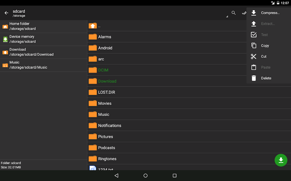 ZArchiver screenshot 2