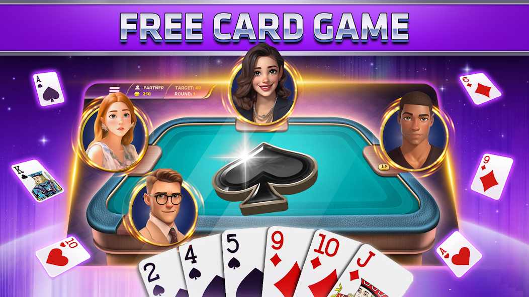 Spades: Classic Card Game screenshot 1