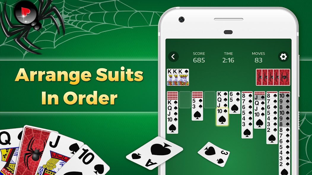 Spider Solitaire Classic Games screenshot 7