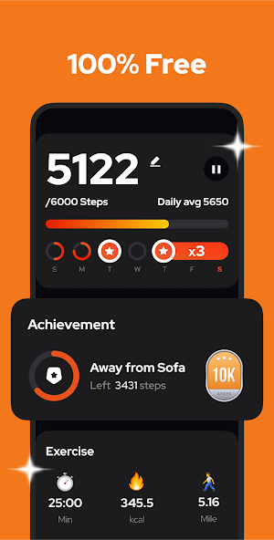 Step Counter - Pedometer screenshot 1