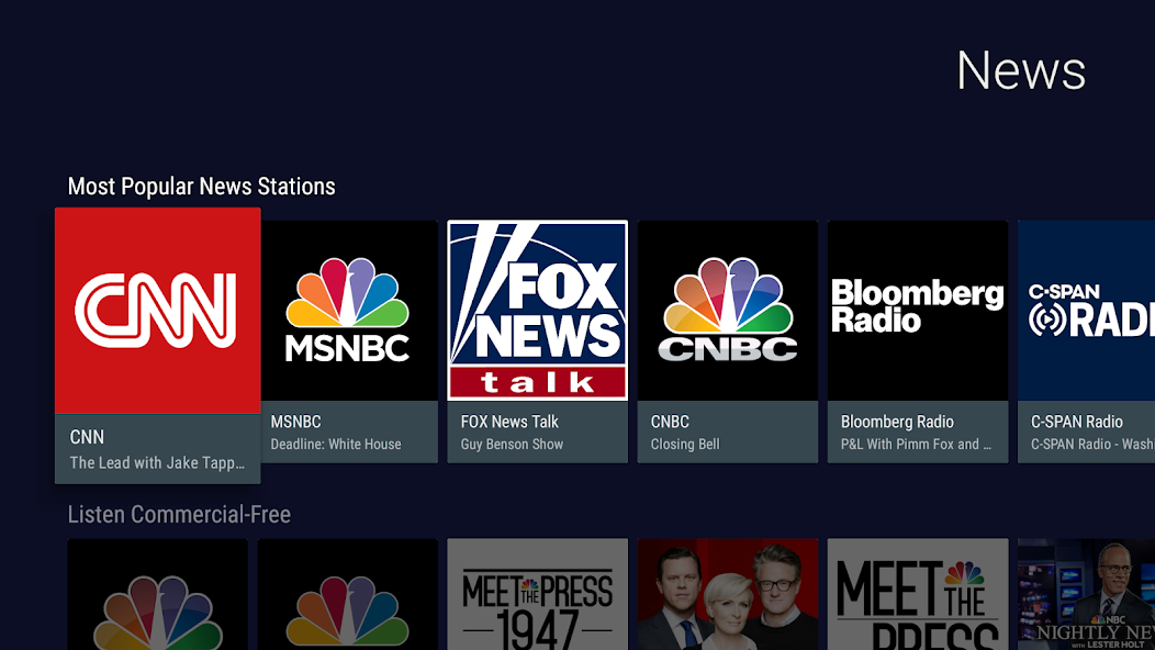 TuneIn Radio: Music & Sports screenshot 4