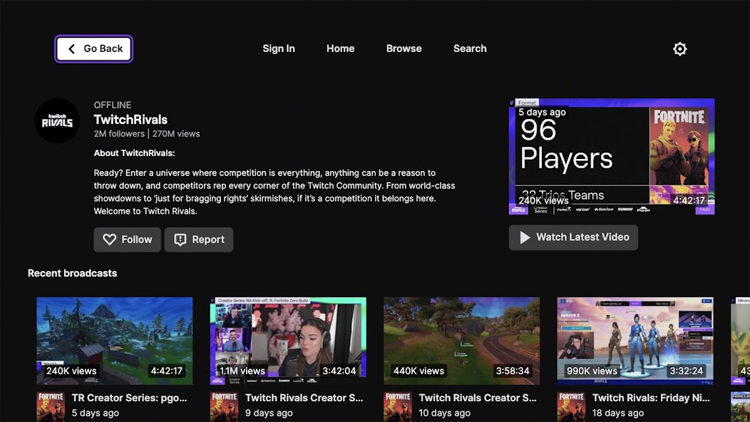 Twitch: Live Streaming screenshot 8