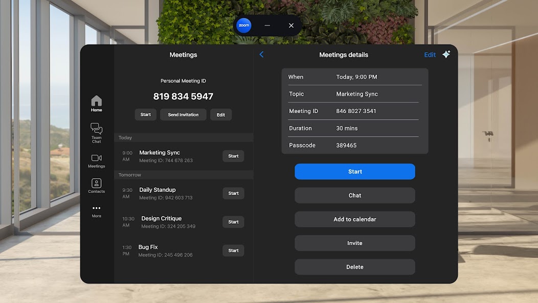 Zoom Workplace screenshot 7