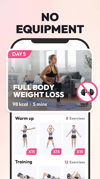 Weight Loss for Women: Workout screenshot 5