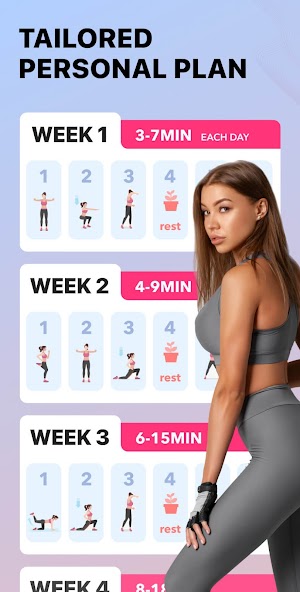 Workout for Women: Fit at Home screenshot 2