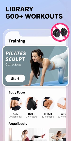 Workout for Women: Fit at Home screenshot 6