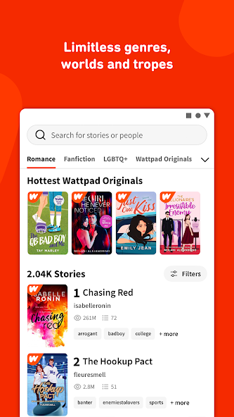 Wattpad - Read & Write Stories screenshot 12